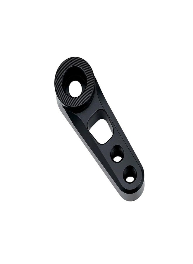 TCRC 7075 Aluminum Front 25T Servo Horn with M3 Threaded Holes for Axial 1/8 AXP8 Gilamon Trail Buggy Upgrade,Black - Image 3